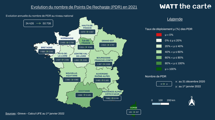 électrification de véhicules en France Métropolitaine