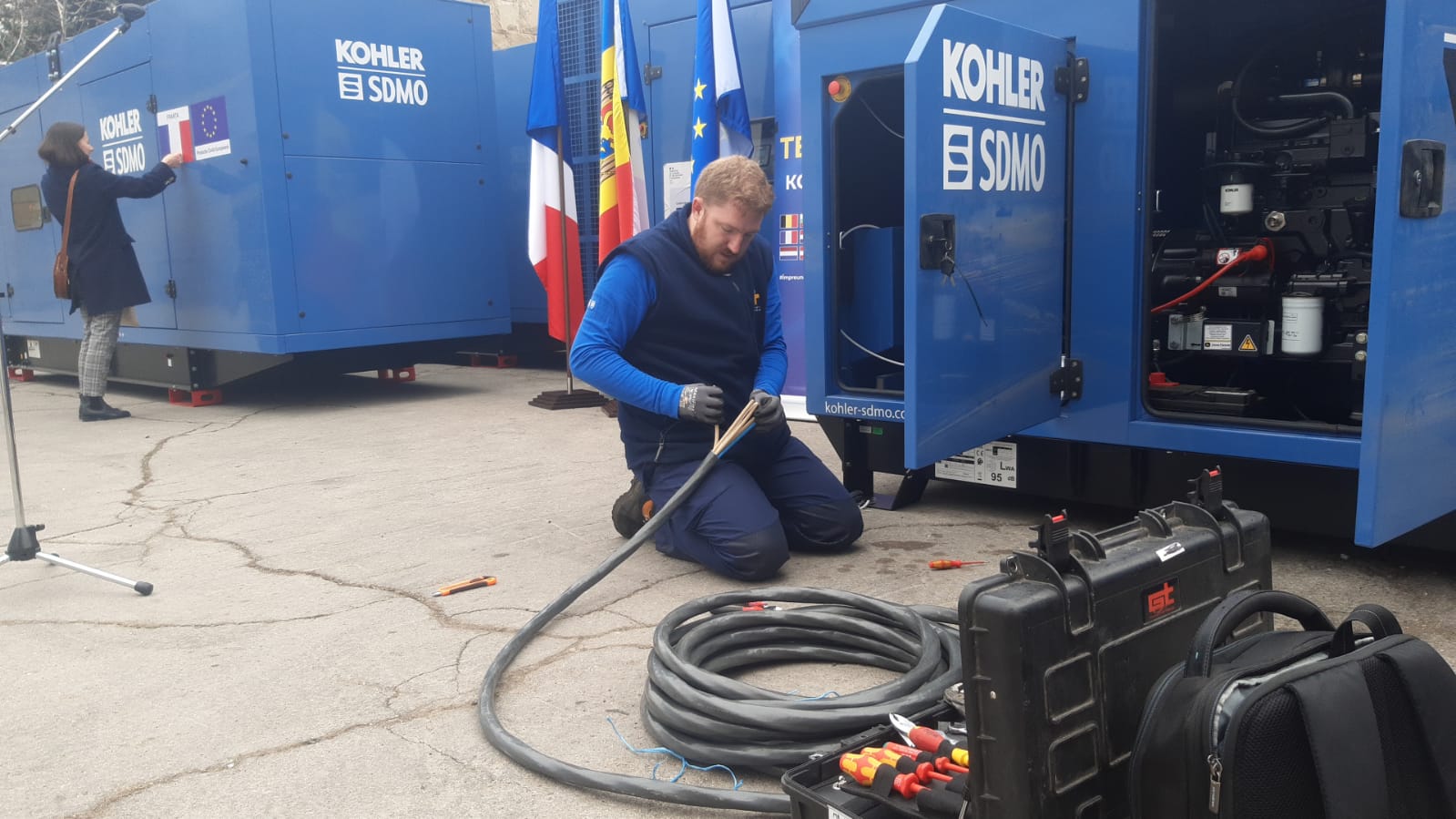 bénévole en action