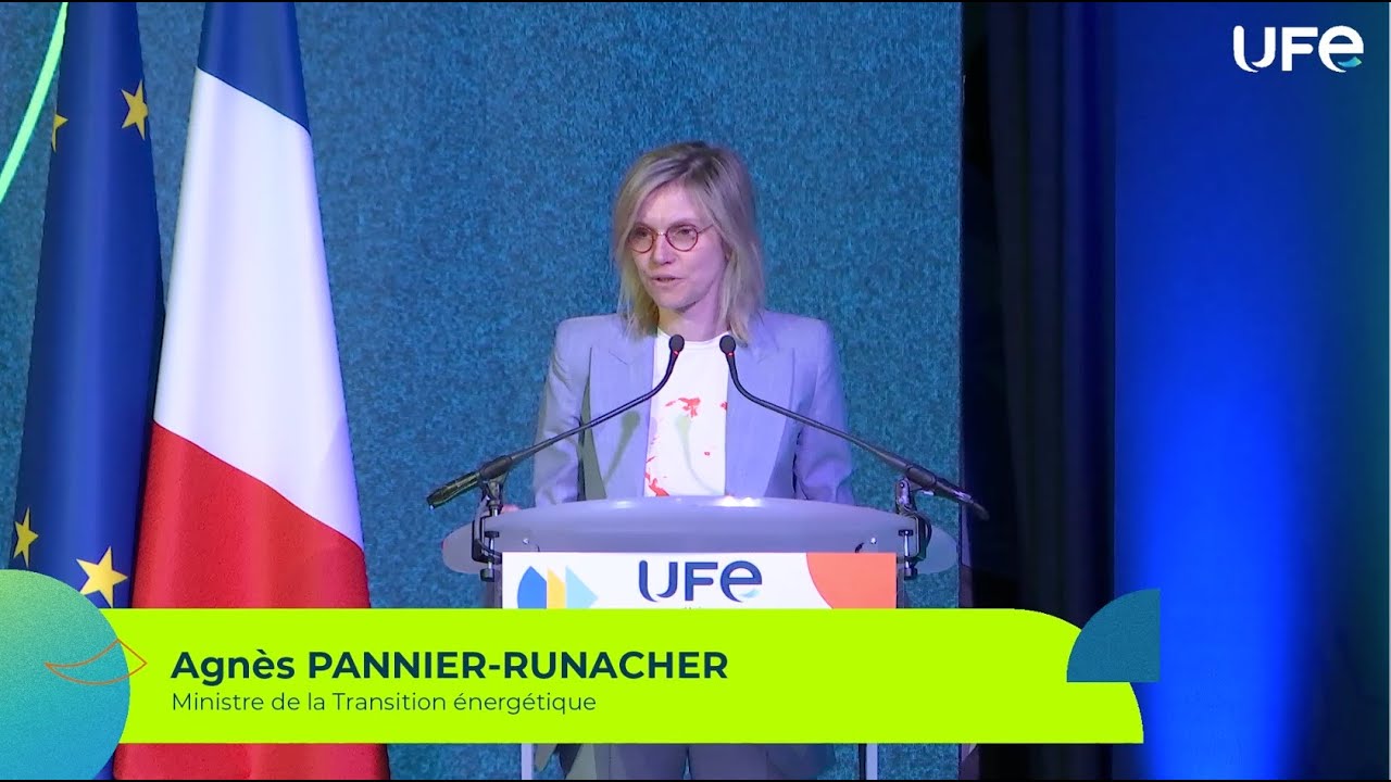 Colloque UFE 2023 : Ouverture de Agnès Pannier-Runacher, Ministre de la Transition énergétique
